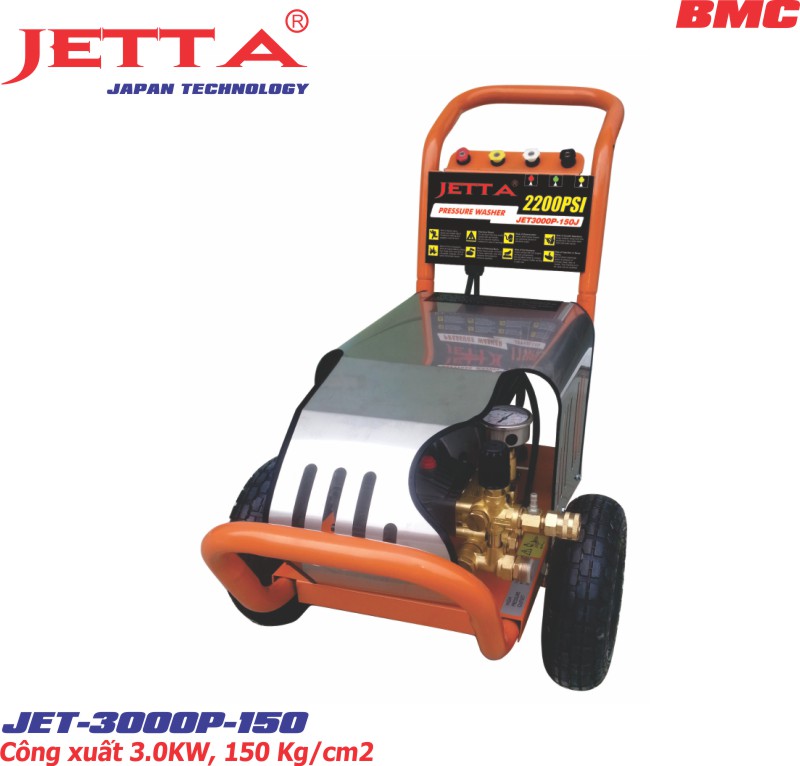 Máy rửa xe cao áp JETTA công suất 3.0KW - JET3000-150J