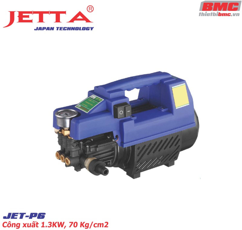 Máy rửa xe Mini JETTA công suất 1.3KW - JET P6