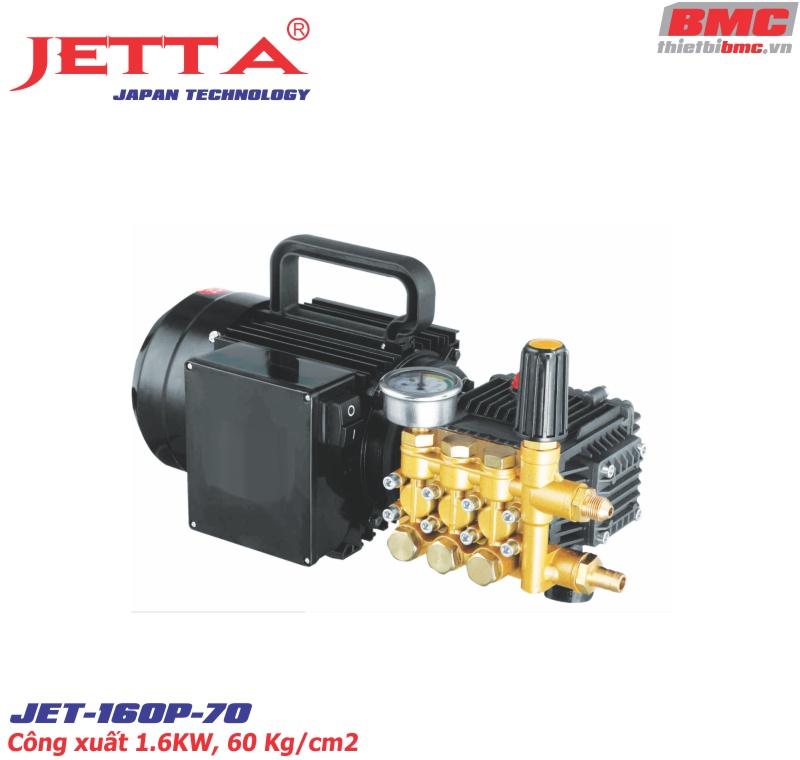 Máy rửa xe Mini JETTA công suất 1.6KW-JET160P